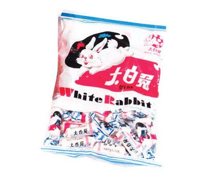 Bag of delicious White Rabbit candy