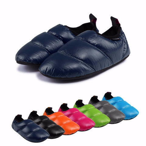 Winter shoes woman Shoes man Comfort Waterproof Hollow Fiber Warm shoes Anti-skidding Rubber sole for women/men
