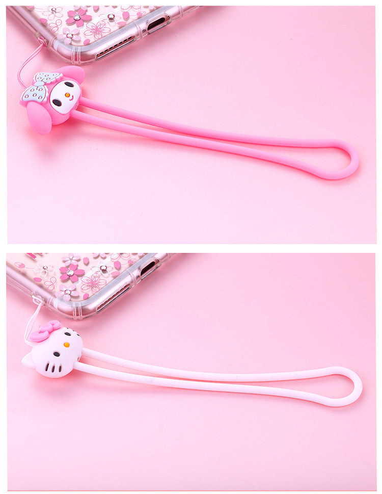 GARMMA Hello Kitty & My Melody Anti-lost Silicone Strap Universal Lanyard