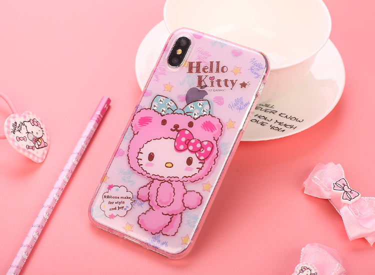 X-Doria Hello Kitty Nifty Bear Swarovski Diamonds Case Cover for Apple iPhone X