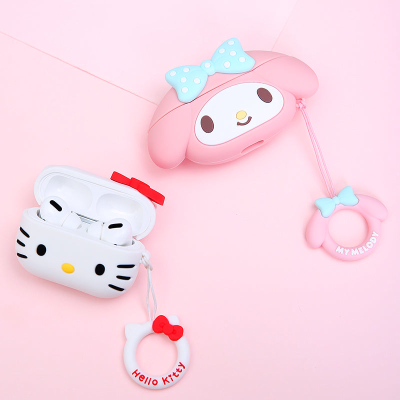 UKA Hello Kitty & My Melody Apple AirPods Pro Silicone Case Cover with