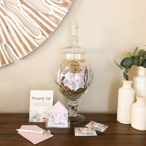 Memory Jar by KindNotes (Deluxe Kit) - Desert Succulents