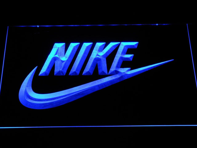 neon nike symbol