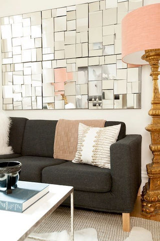 Apartment Decor with Mirror Wall
