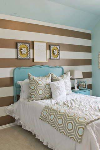 brown painted room accent decor ideas