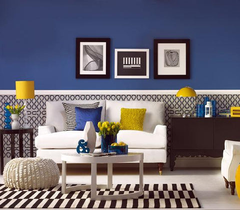 navy blue paint walls decor accessories to match