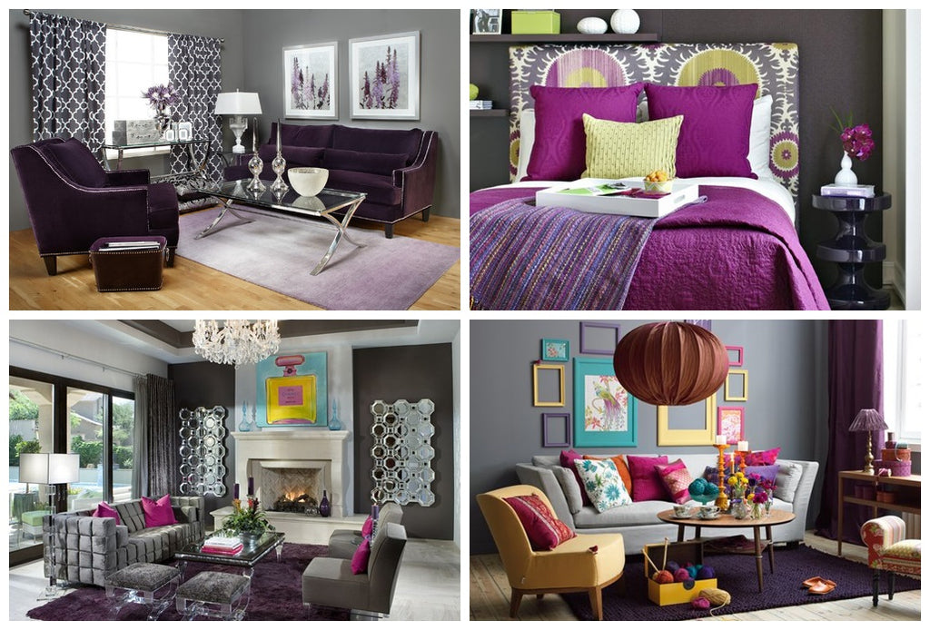 Purple, lavender, lilac home decor ideas