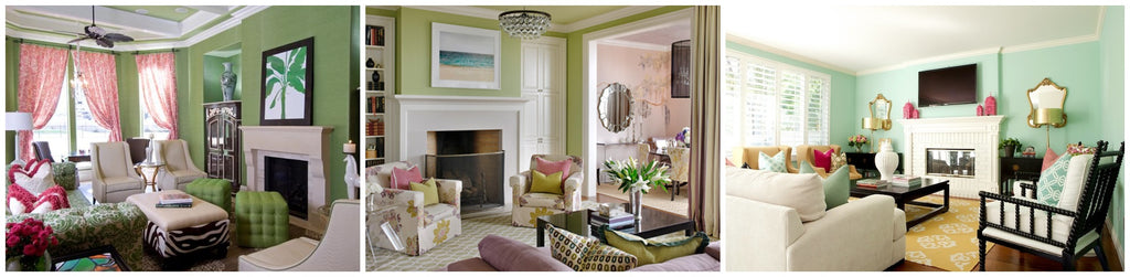 Home decor shop for green painted room