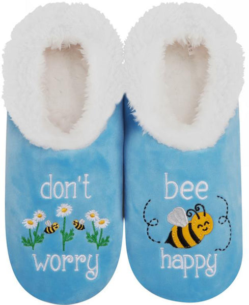 Slumbies - Women's Medium Simply Pairables Don'T Worry Foot Covering