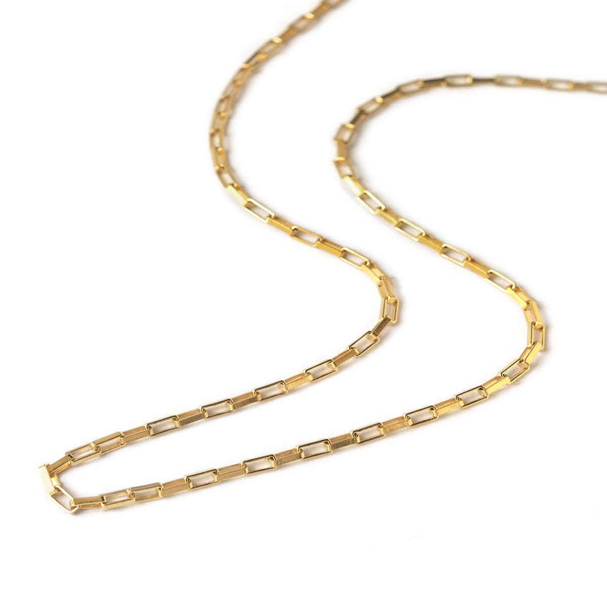 Gold Link Chain Necklace, Dainty 