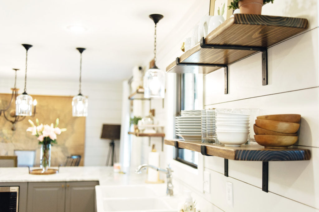 Farmhouse White Shiplap Kitchen