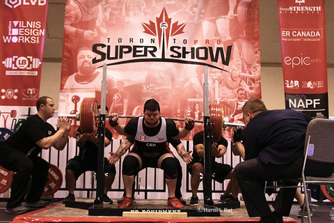 Male Powerlifter at 2018 Super Show