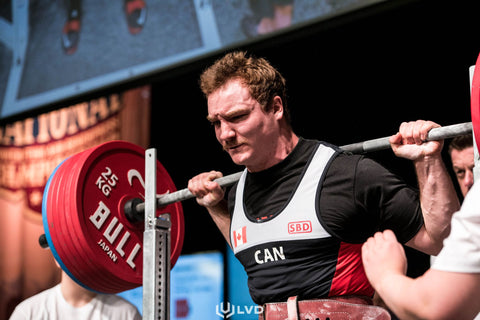 Powerlifter at Competitive Lift