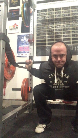 Male Powerlifter - Squats