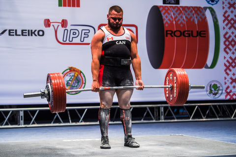 Male Powerlifter Lifting