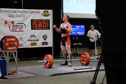 Powerlifter after Successful Lift