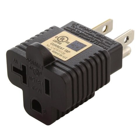 AC WORKS® Brand Residential Compact T-blade Adapter 