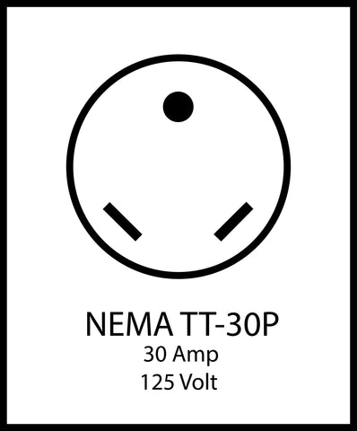 NEMA TT-30P AC WORKS brand RV plug