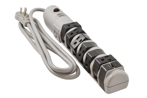 AC WORKS® brand rotating power strip and surge protector 
