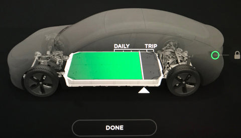 Tesla Charging Limits Display 
