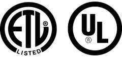 ETL and UL Certified 