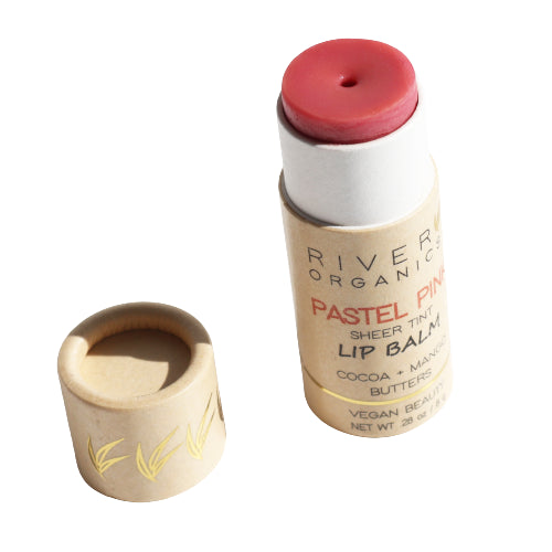 Pastel Pink Vegan Lip Balm