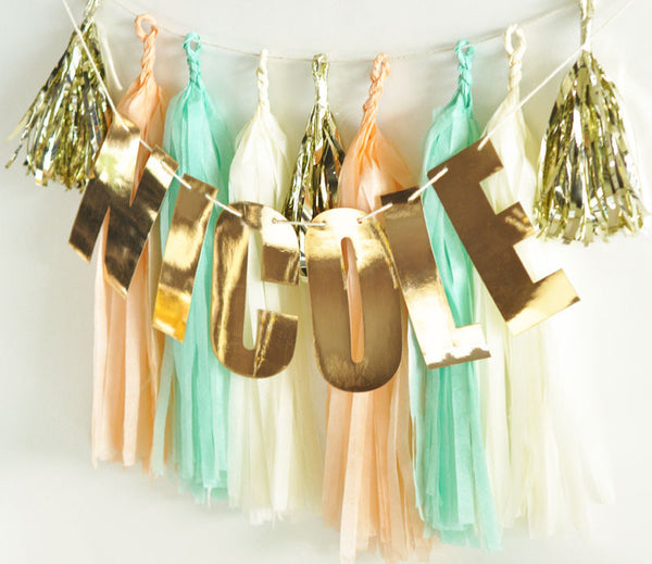 diy tassel garland kit