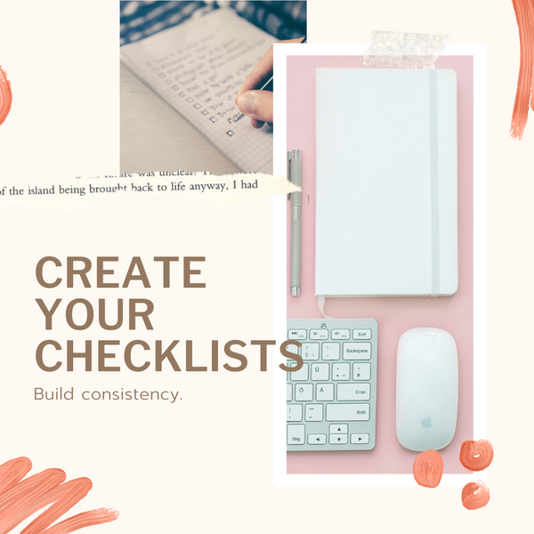 How to have a super productive week blog - Create your checklists - Valia Honolulu