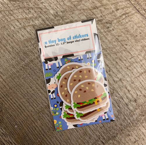 Death By Scrapbooking Gift Burger Vinyl Sticker Pack Burger Vinyl Sticker Pack | sungkyulgapa sungkyulgapa