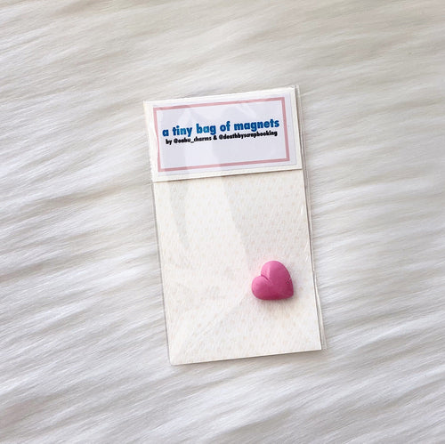 Death By Scrapbooking Gift Pink Mini Heart Magnet Mini Heart Magnet | sungkyulgapa  sungkyulgapa