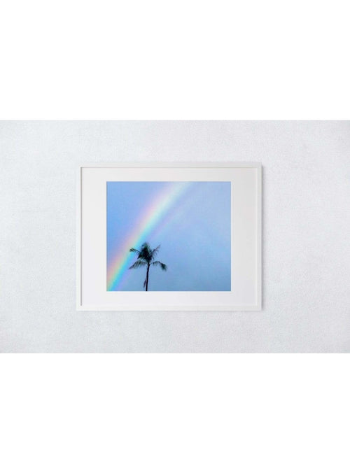 Butterfly in the Wind Home Rainy Rainbow Art Print (8 x 10) sungkyulgapa