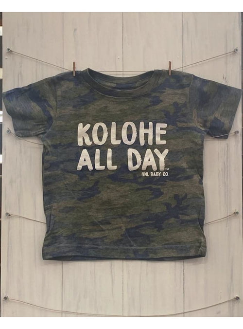 HNL Baby Co Keiki Kolohe All Day Camo Keiki Tee sungkyulgapa