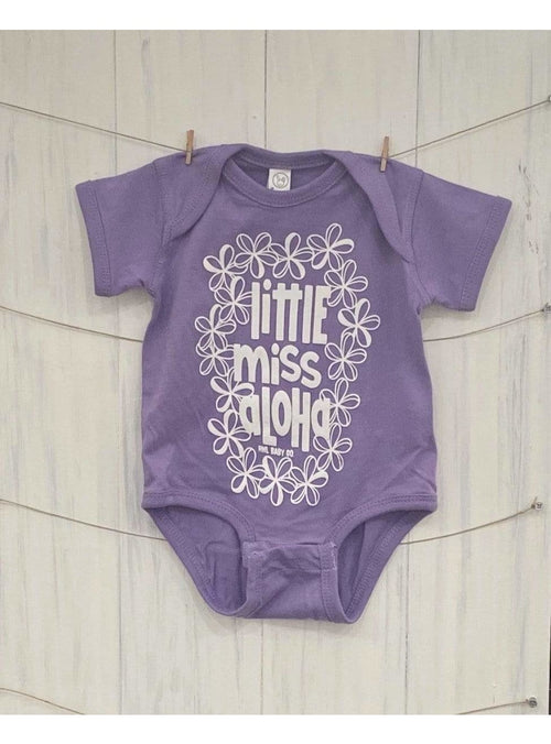 HNL Baby Co Keiki Little Miss Aloha Lei Onesie sungkyulgapa