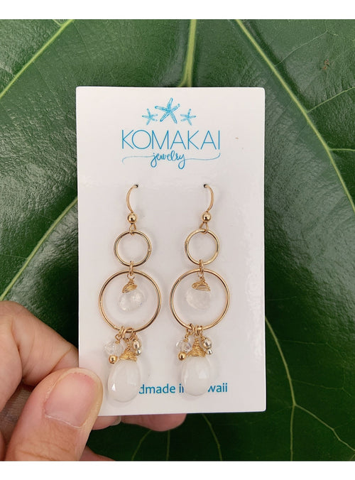 Komakai Jewelry Jewelry Barbados II Cluster Earrings Barbados II Cluster Earrings | Dainty Handmade Jewelry | Valia Honolul sungkyulgapa