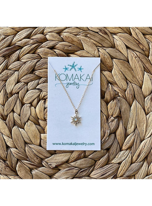 Komakai Jewelry Jewelry Opal CZ North Star Necklace Opal CZ North Star Necklace | Dainty Gemstone Jewelry | sungkyulgapa sungkyulgapa