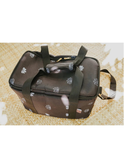 Laha’ole Home Naupaka Cooler Bag in Black sungkyulgapa