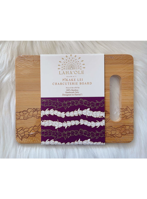 Laha’ole Home Small Pīkake Bamboo Charcuterie Board sungkyulgapa