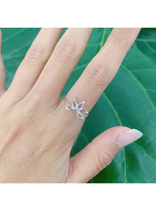 Laha’ole Jewelry SS Naupaka Stacker Ring sungkyulgapa