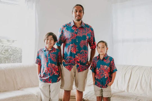 Pohaku Hawaii Men's Aloha Shirt in Koa Aloha Shirt in Pūko‘a | Men's Aloha Shirt | sungkyulgapa sungkyulgapa
