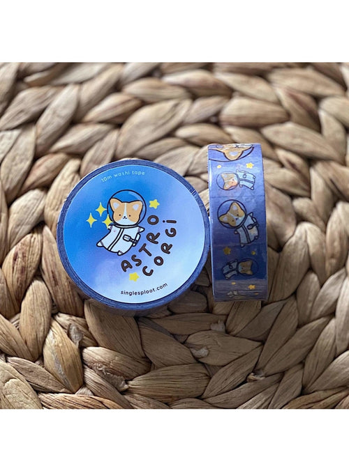 Single Sploot Gift Astro Corgi Washi Tape Astro Corgi Washi Tape | Single Sploot at sungkyulgapa sungkyulgapa