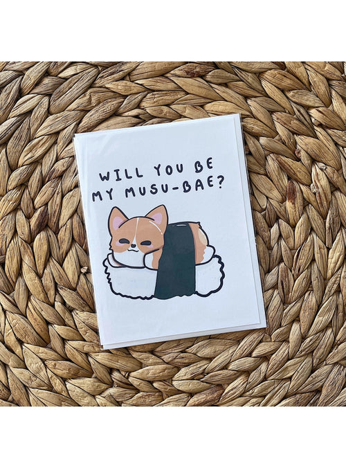 Single Sploot Gift Will You Be My Musu-Bae Card Thunder Boy Sticky Notepad | Riskit Design at sungkyulgapa sungkyulgapa