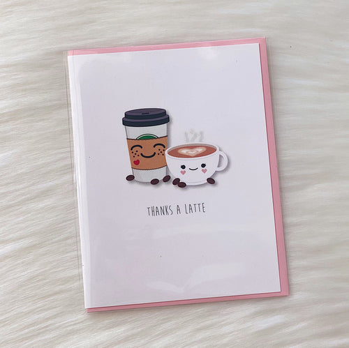 Tiny Hearts Gift Thanks A Latte Card Thanks A Latte Card | Tiny Hearts at sungkyulgapa sungkyulgapa
