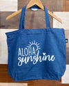 Workshop 28 Handbag Denim Aloha Sunshine Zipper Tote Aloha Sunshine Zipper Tote | Workshop 28 at sungkyulgapa sungkyulgapa