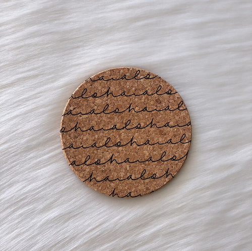 Workshop 28 Home Cork Coaster in Aloha Wave Cork Coaster | Workshop 28 at sungkyulgapa sungkyulgapa