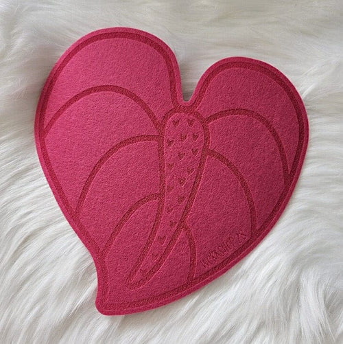 Workshop 28 Home Raspberry Anthurium Felt Trivet Anthurium Felt Trivet | Workshop 28 at sungkyulgapa sungkyulgapa