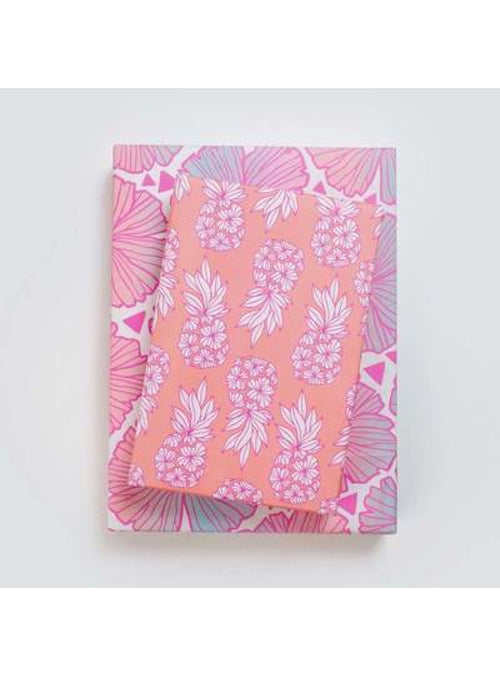 Wrappily Eco Gift Wrap Co. Stationary Pineapple Blush Everyday Wrap sungkyulgapa