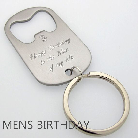 Mens Birthday gifts - personalized mens jewelry - engraved gifts for men