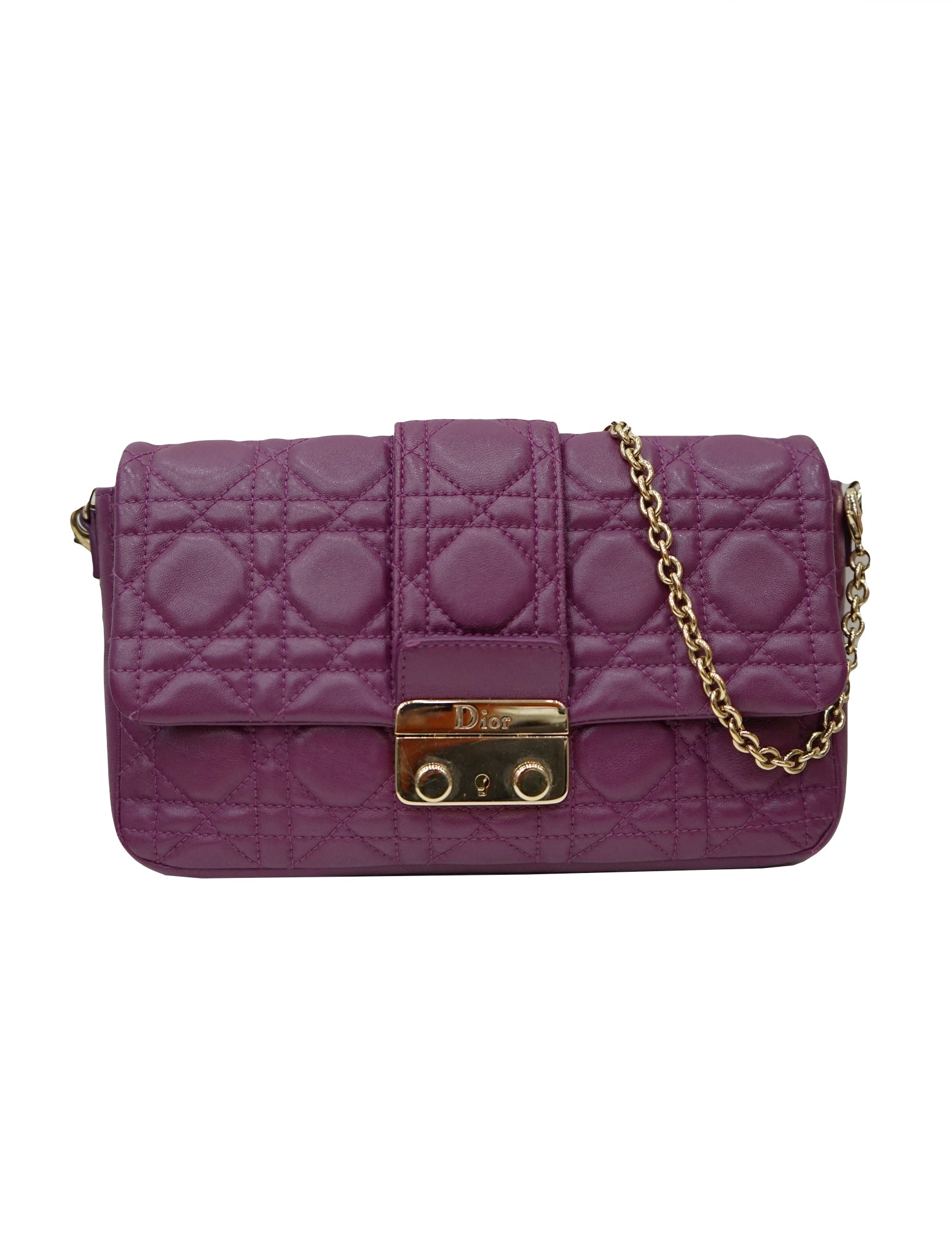 CANNAGE QUILTED PROMENADE POUCH CLUTCH BAG