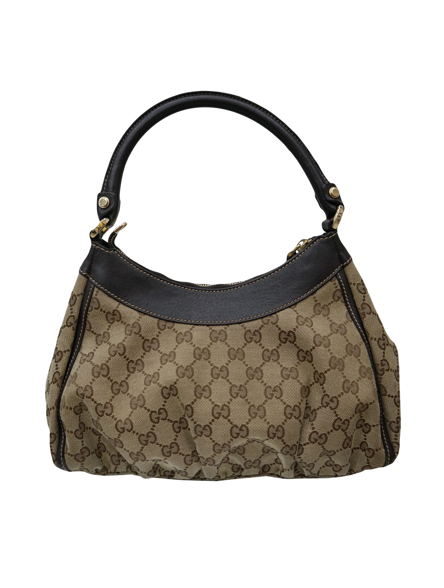 GG CANVAS D-RING HOBO BAG