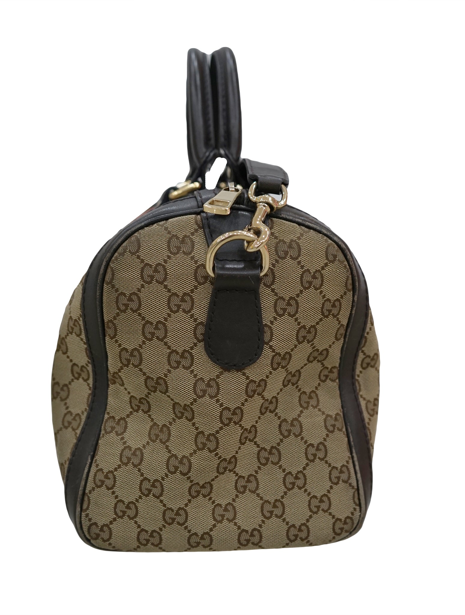 GG CANVAS MEDIUM VINTAGE WEB BOSTON